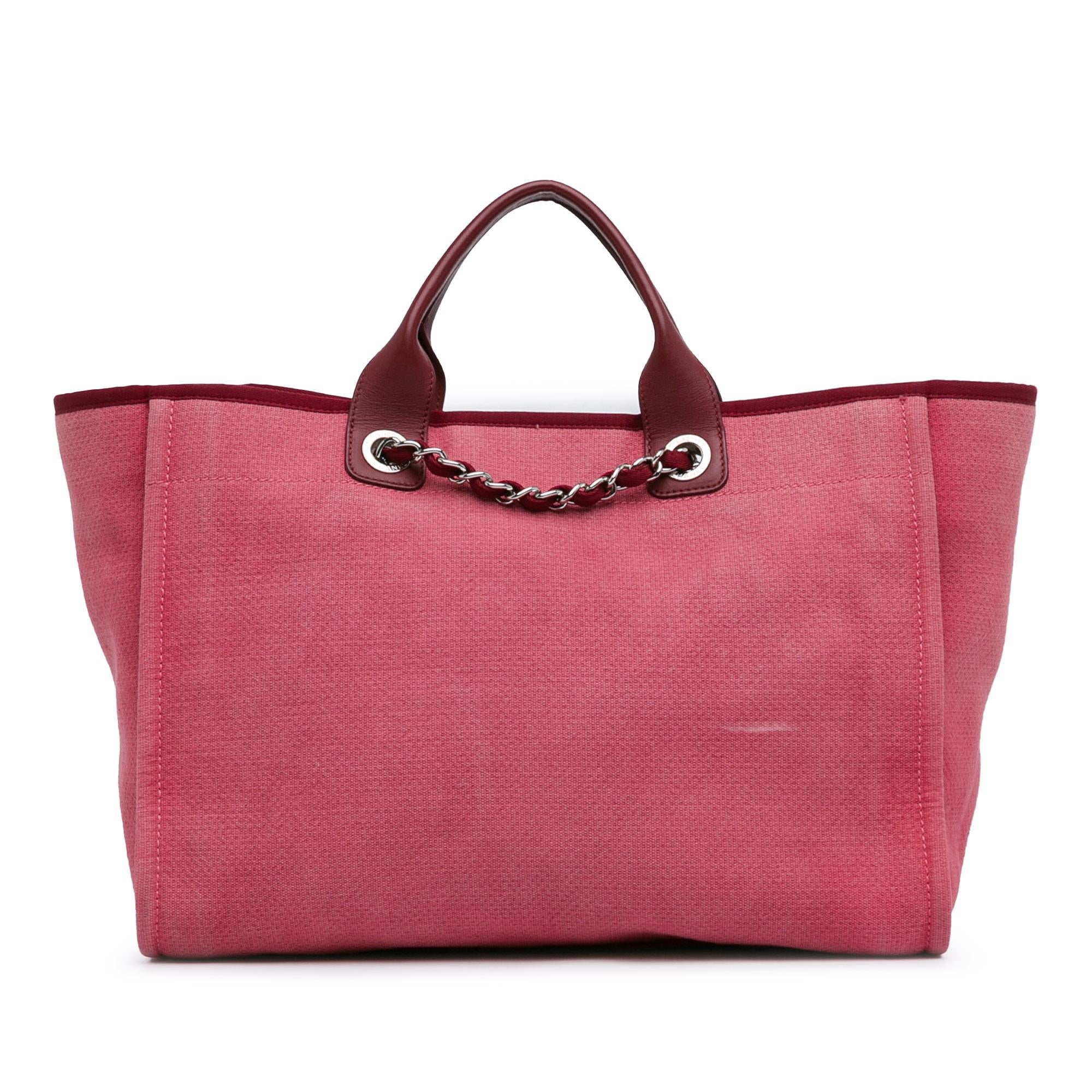 Chanel Large Canvas Deauville Tote (SHG-pTGQWm)