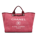 Chanel Large Canvas Deauville Tote (SHG-pTGQWm)