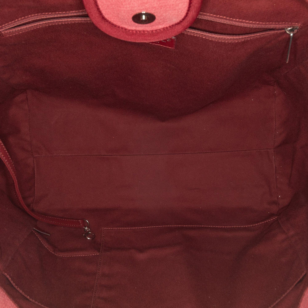 Chanel Large Canvas Deauville Tote (SHG-pTGQWm)