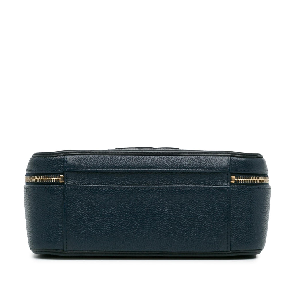 Chanel Large Caviar CC Filigree Vanity Case (SHG-JUihwi)