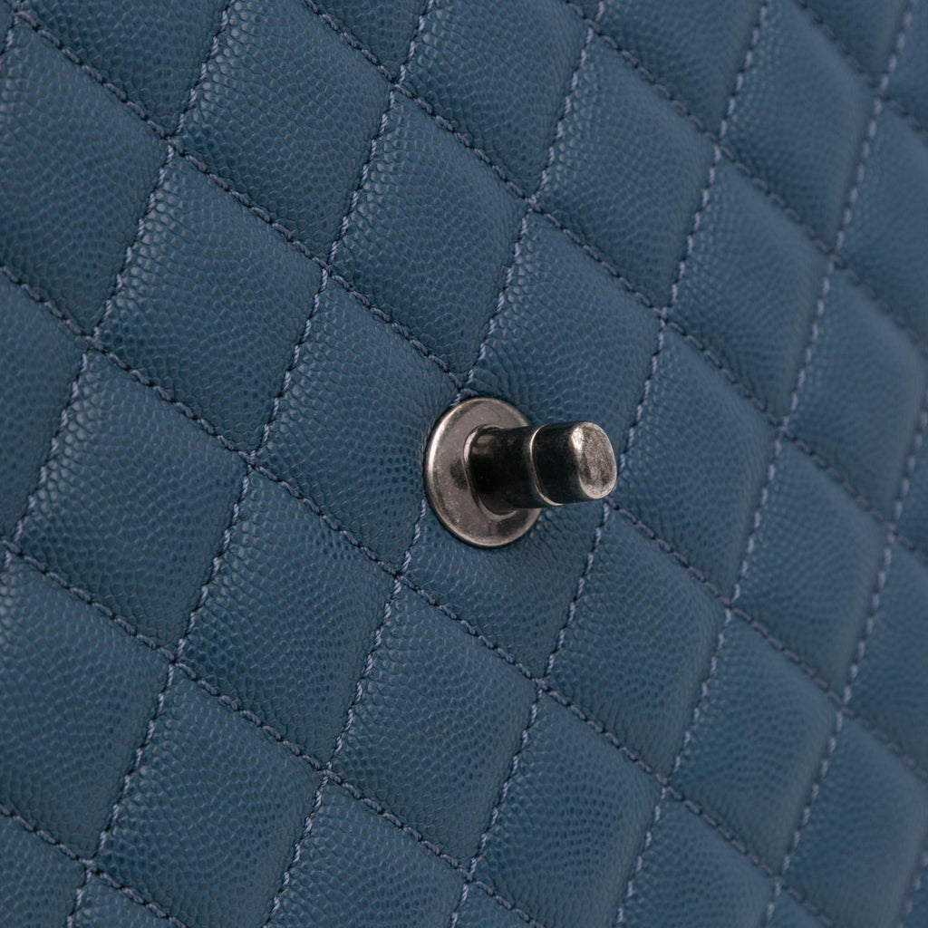 Chanel Large Caviar Coco Top Handle Bag