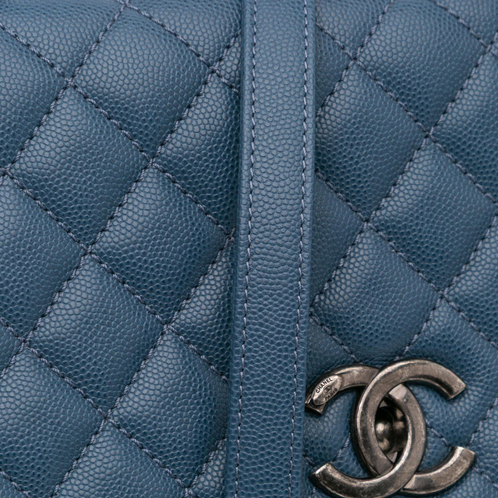 Chanel Large Caviar Coco Top Handle Bag