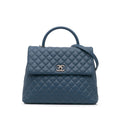 Chanel Large Caviar Coco Top Handle Bag