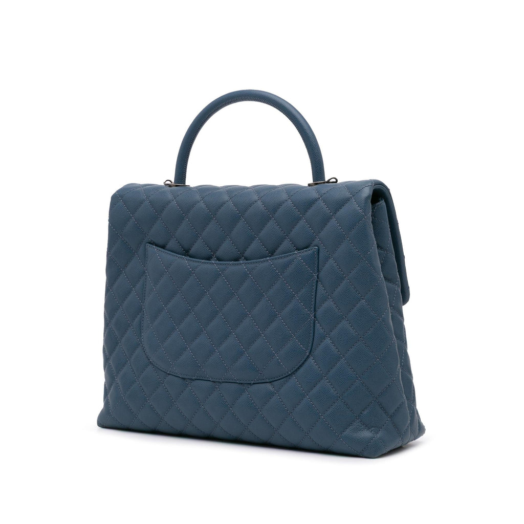 Chanel Large Caviar Coco Top Handle Bag