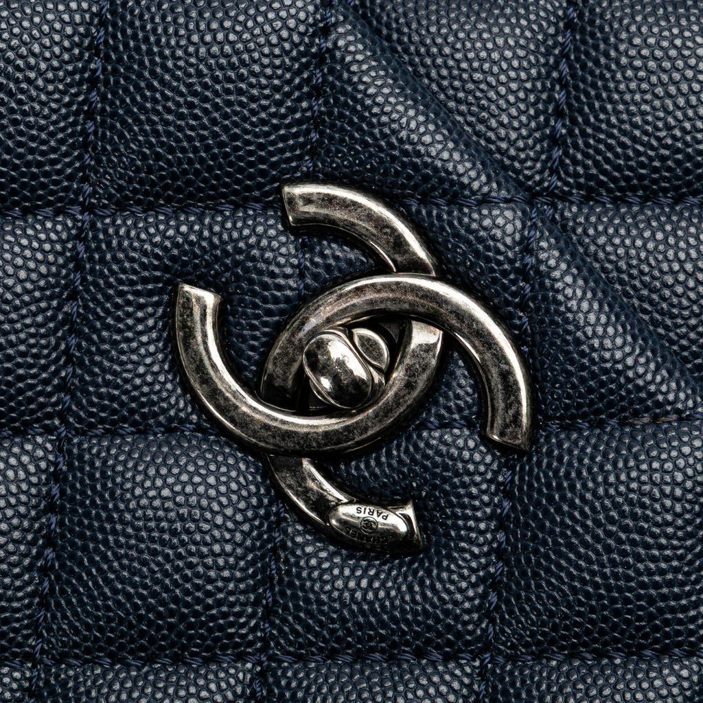 Chanel Large Caviar Coco Top Handle Bag