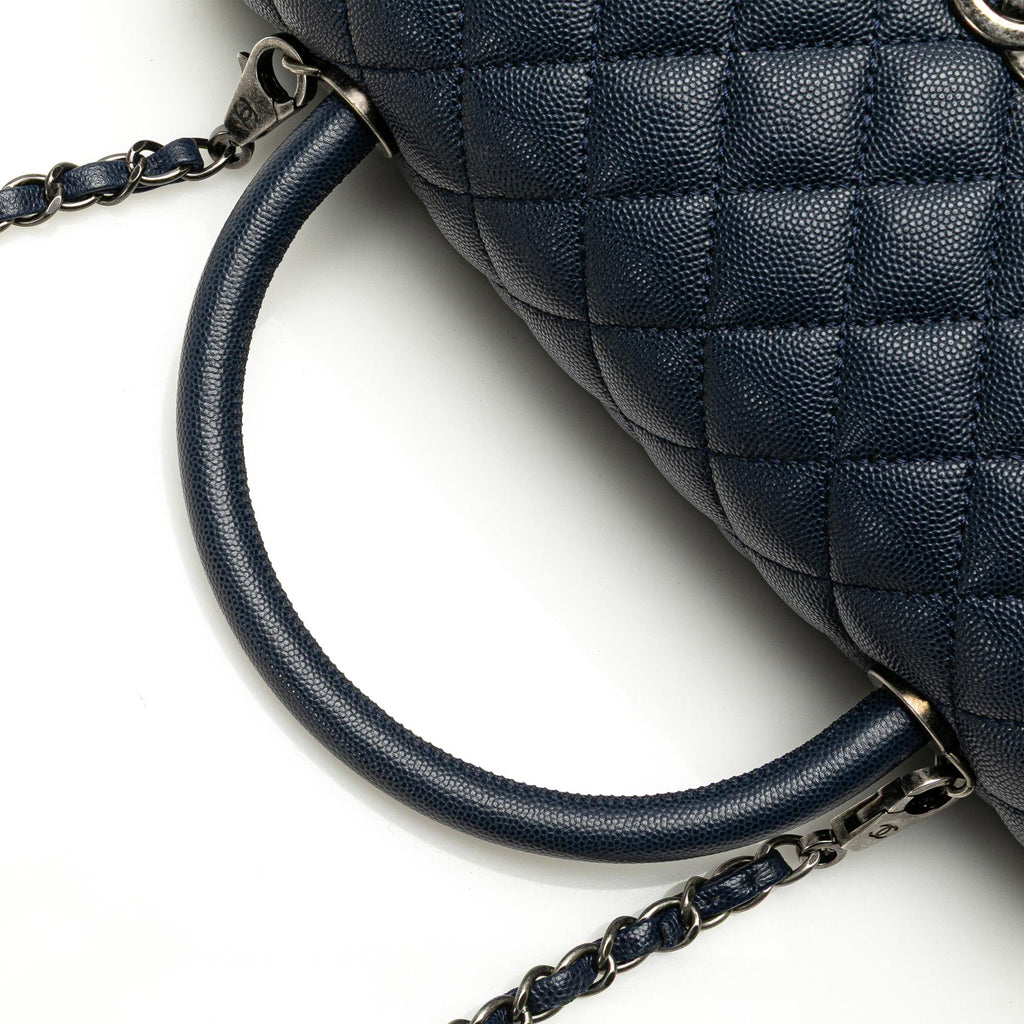 Chanel Large Caviar Coco Top Handle Bag