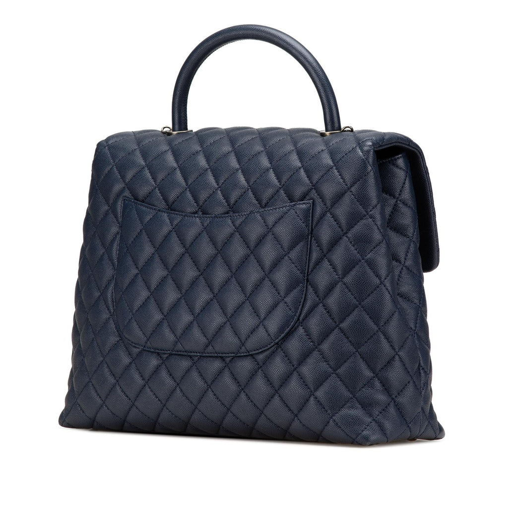 Chanel Large Caviar Coco Top Handle Bag