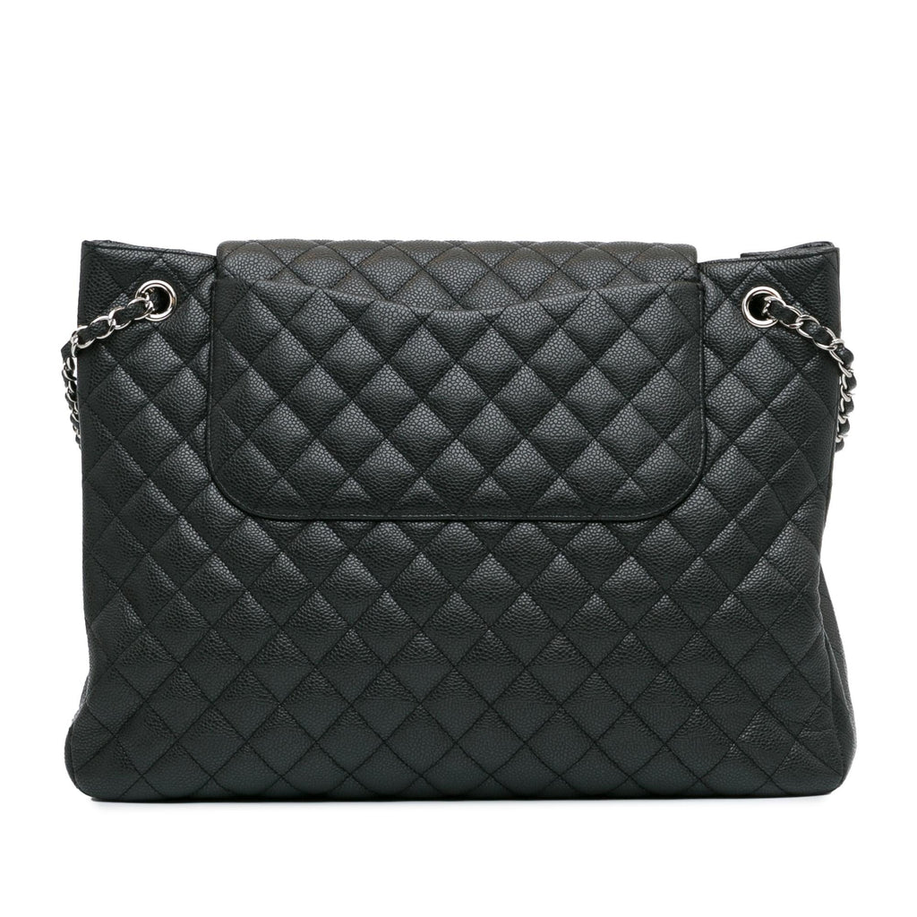 Chanel Large Caviar Flap Shopping Tote (SHG-UY8l1Y)