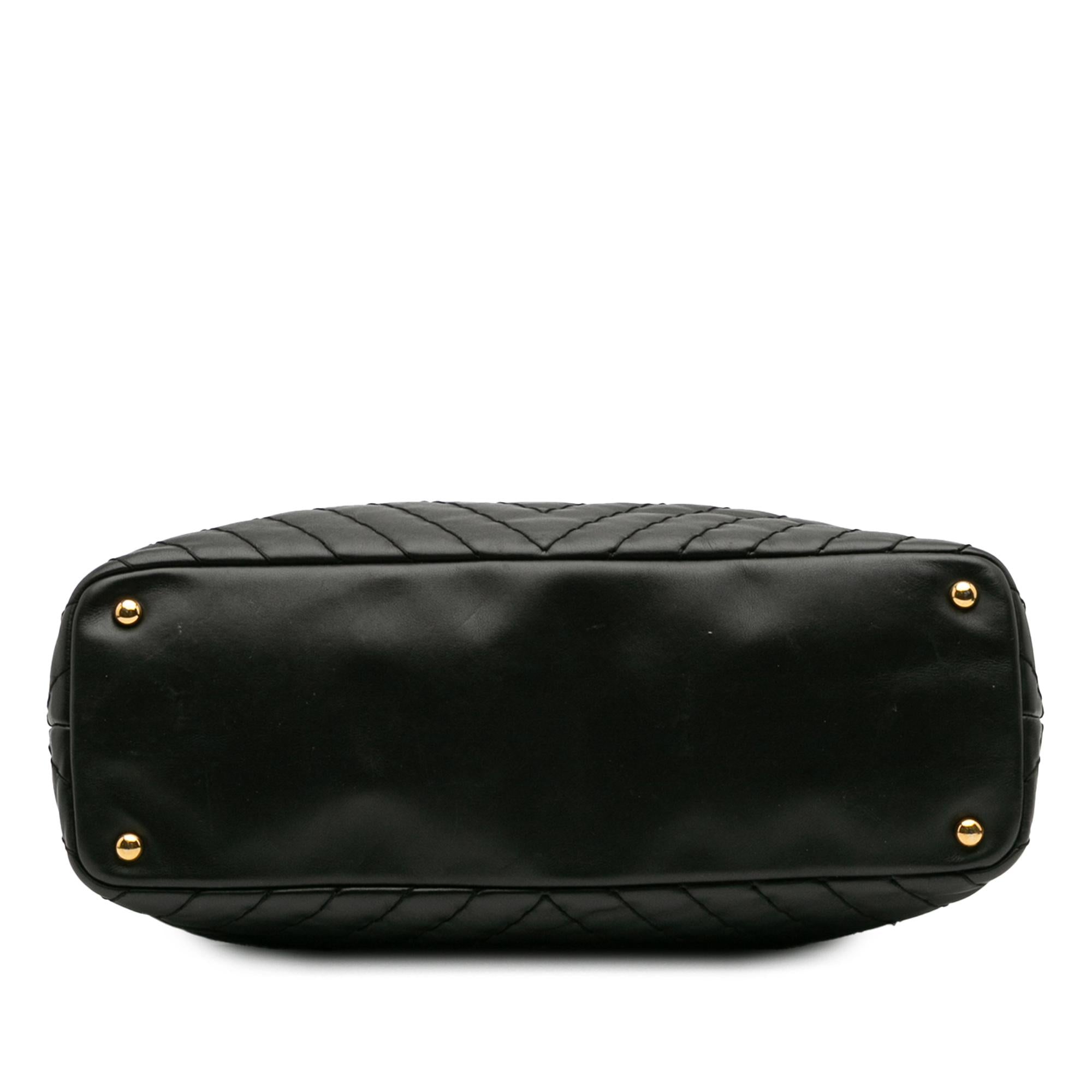 Chanel Large Chevron Calfskin Surpique Tote