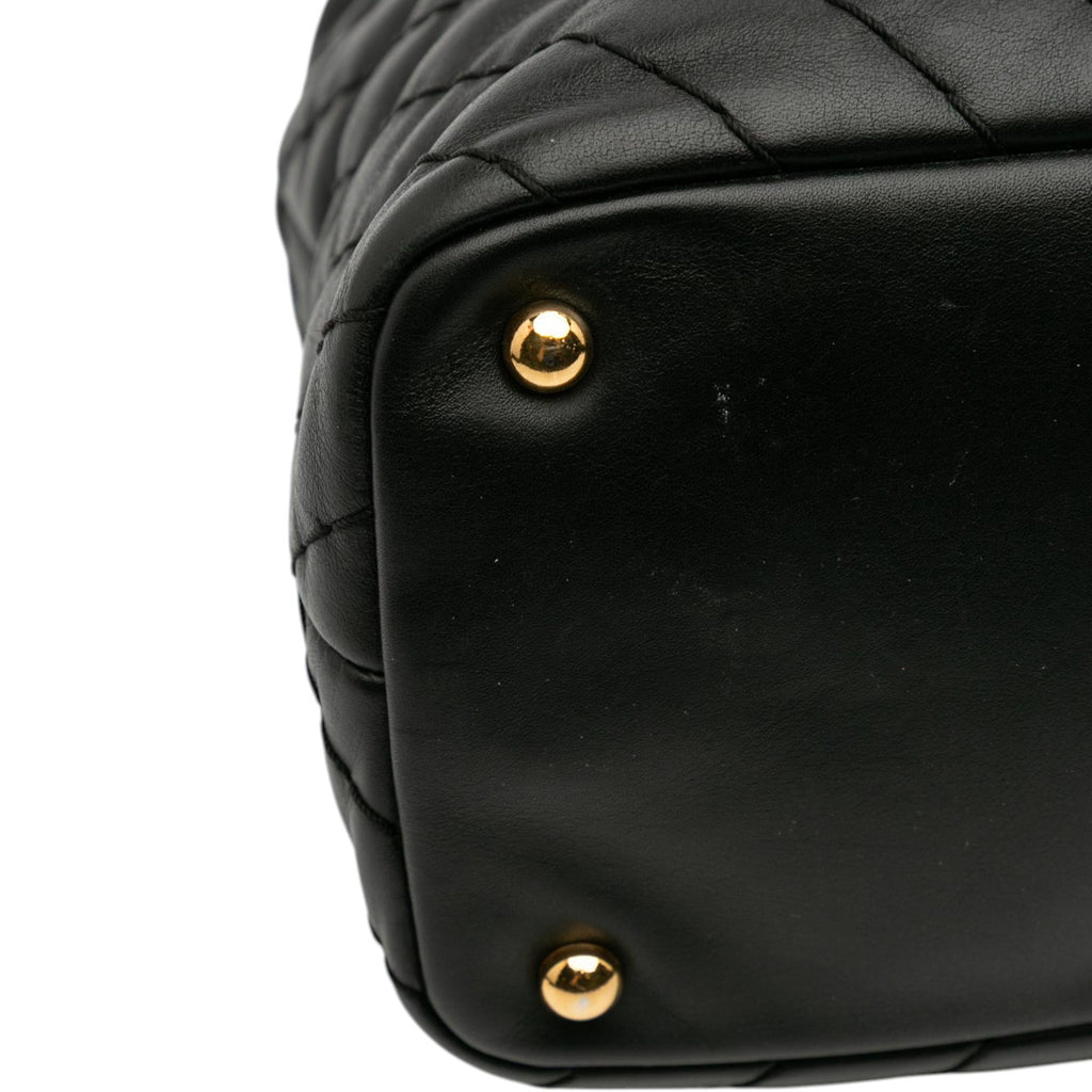Chanel Large Chevron Calfskin Surpique Tote