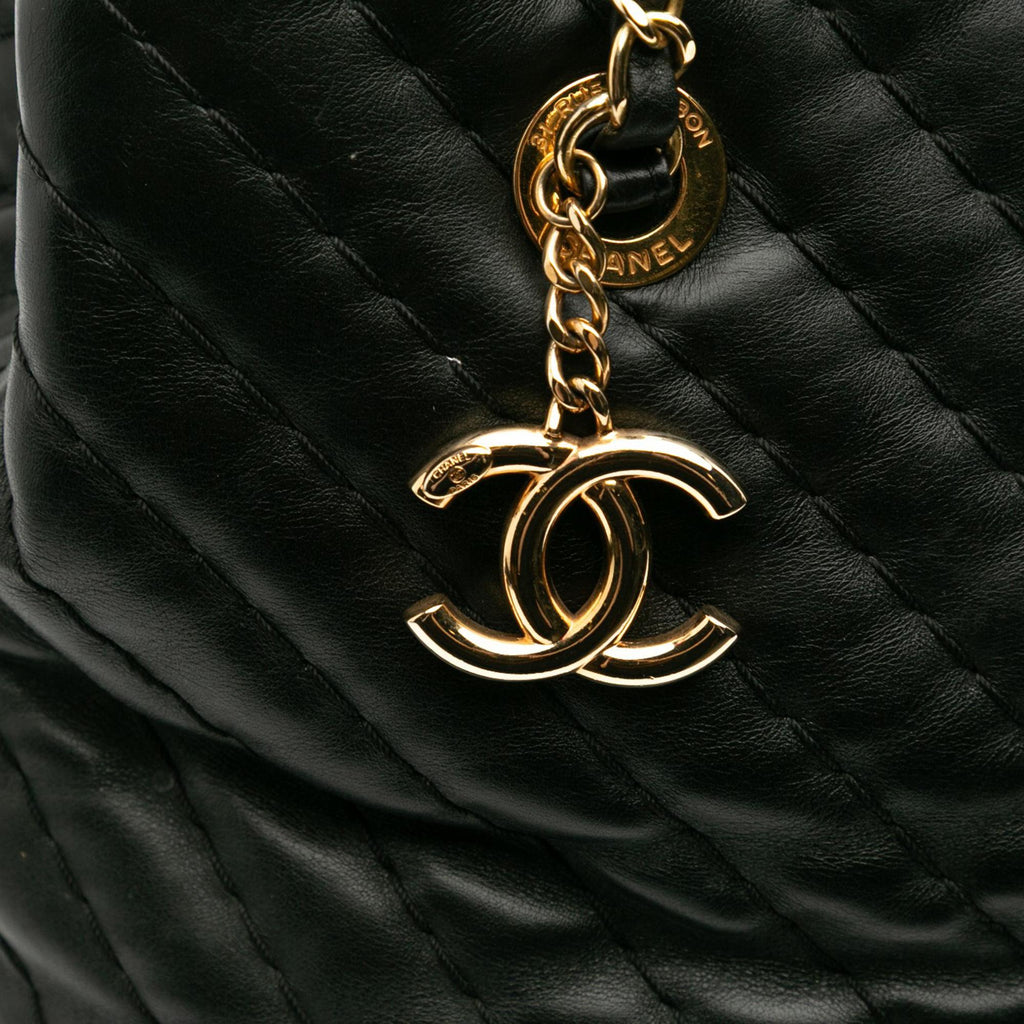 Chanel Large Chevron Calfskin Surpique Tote