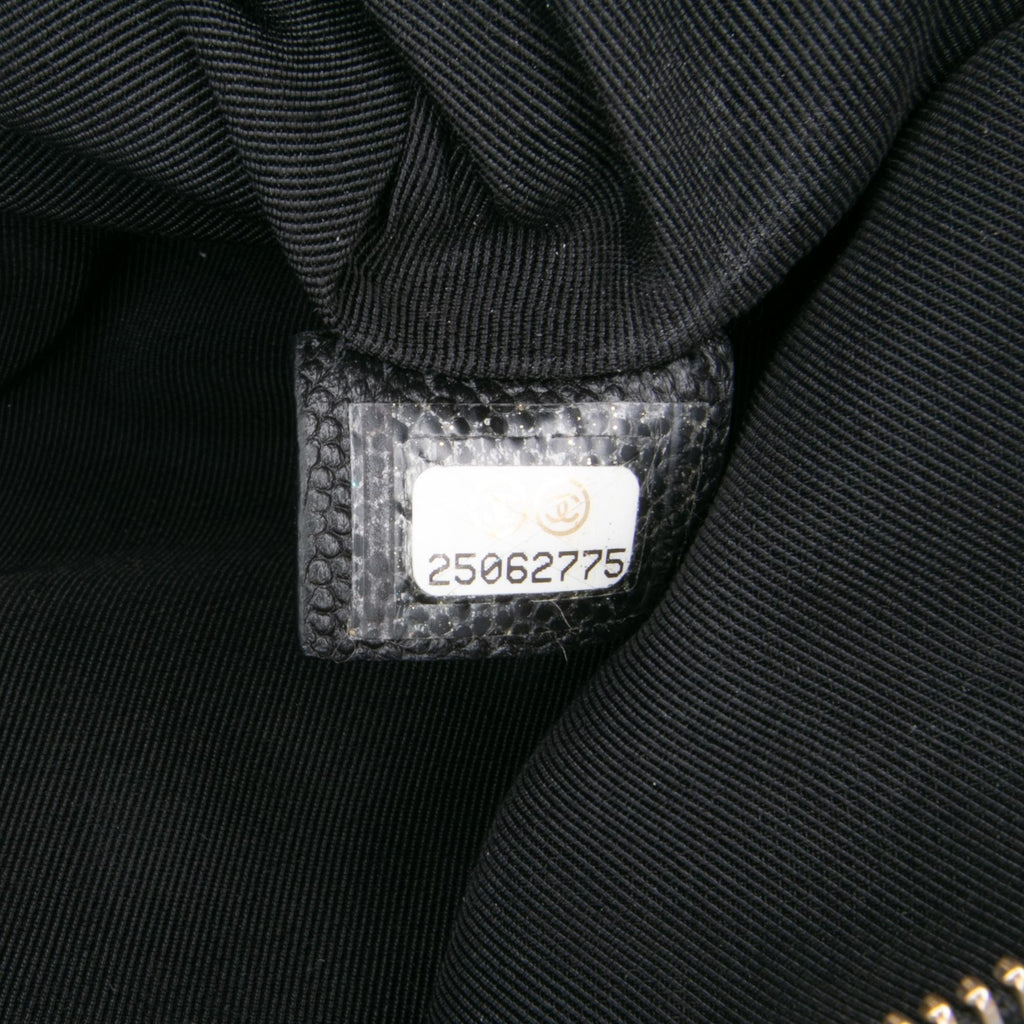 Chanel Large Chevron Caviar Ancient Greek Charms O Case Clutch