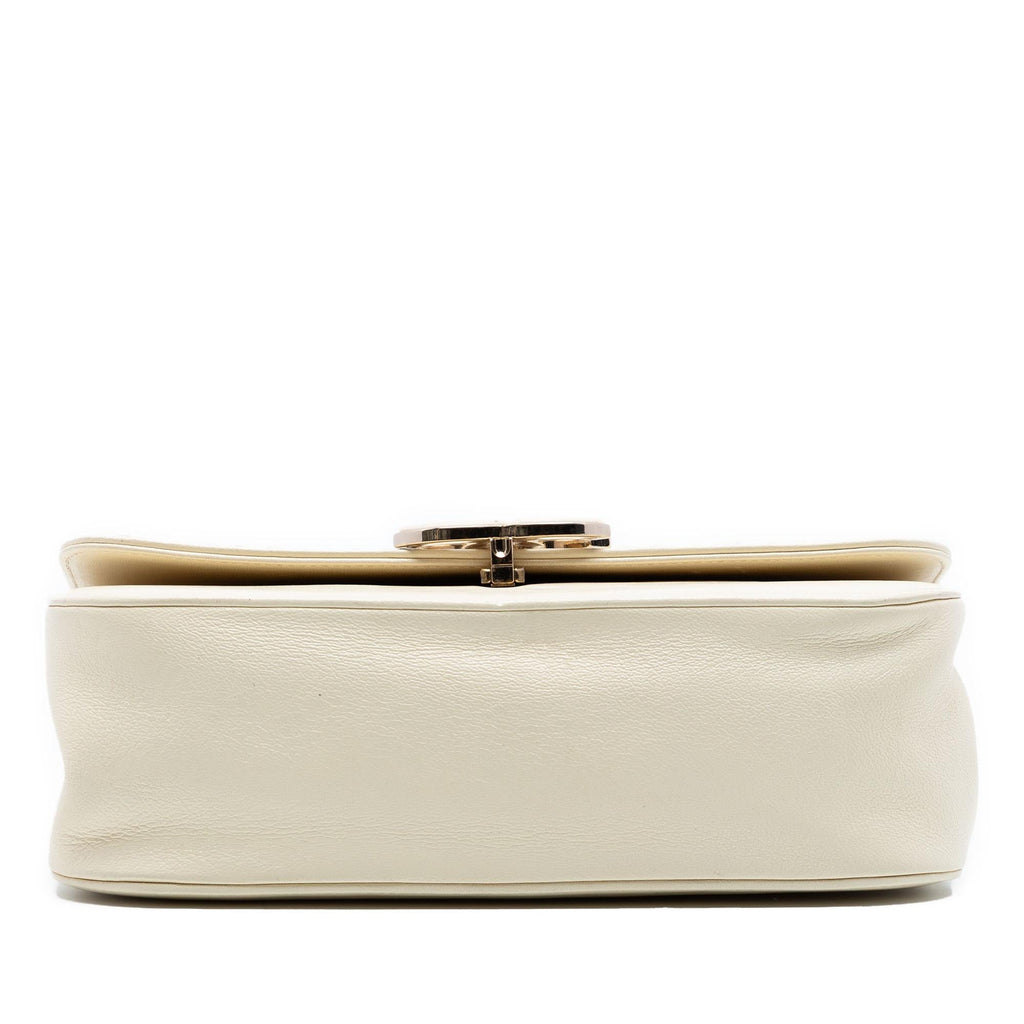 Chanel Large Chevron Sheepskin Subtle Flap