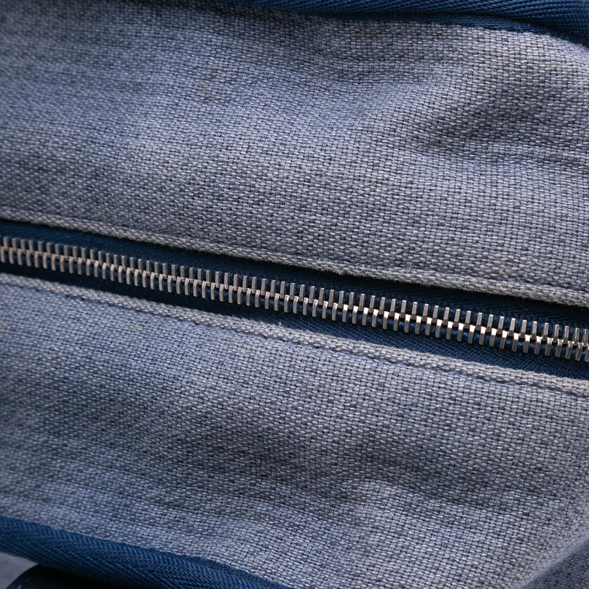 Chanel Large Denim Deauville Bowling Bag