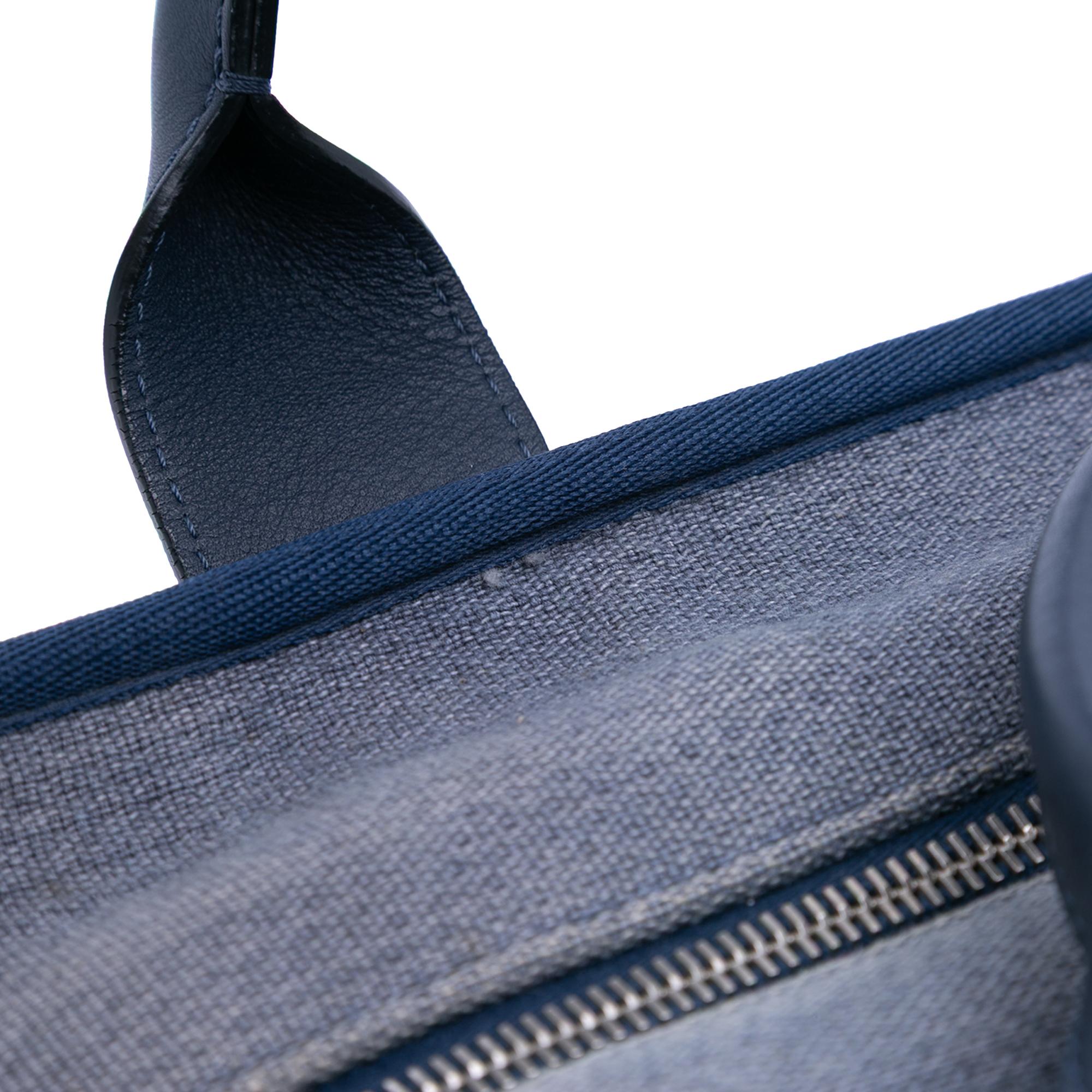 Chanel Large Denim Deauville Bowling Bag