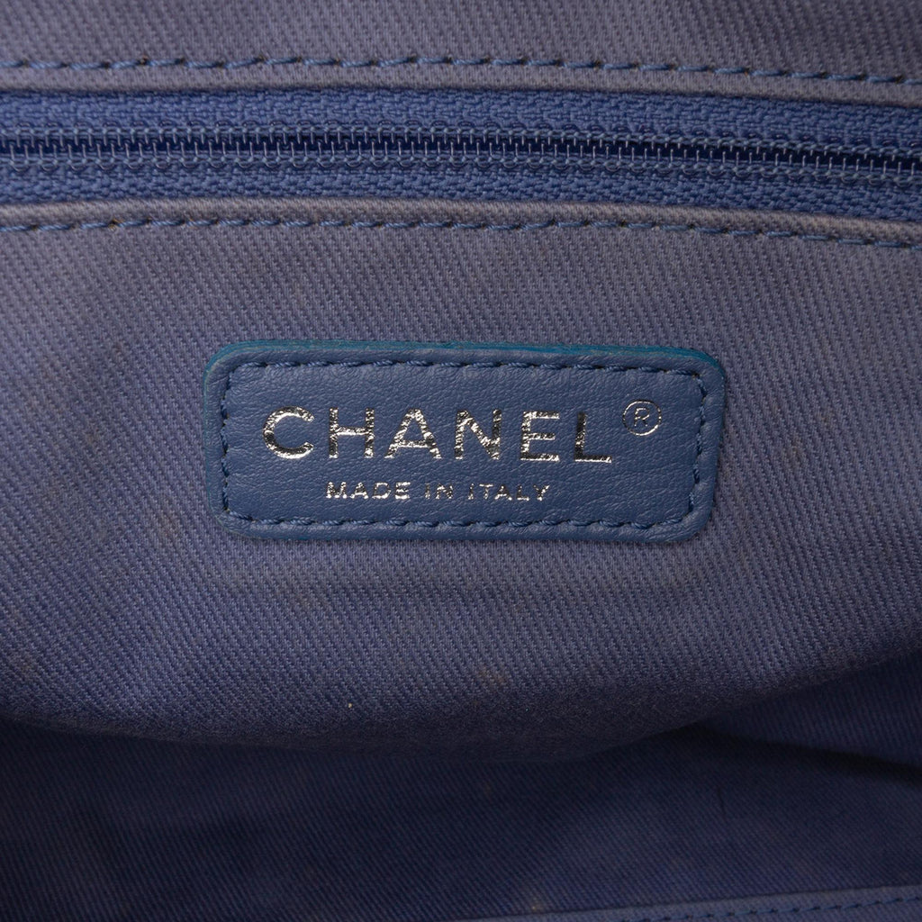 Chanel Large Denim Deauville Bowling Bag