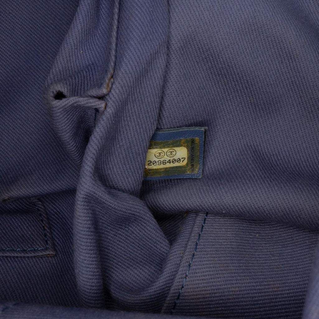 Chanel Large Denim Deauville Bowling Bag