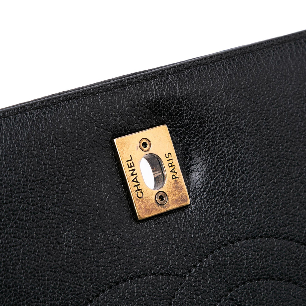 Chanel Large Diagonal Quilted Goatskin Flap