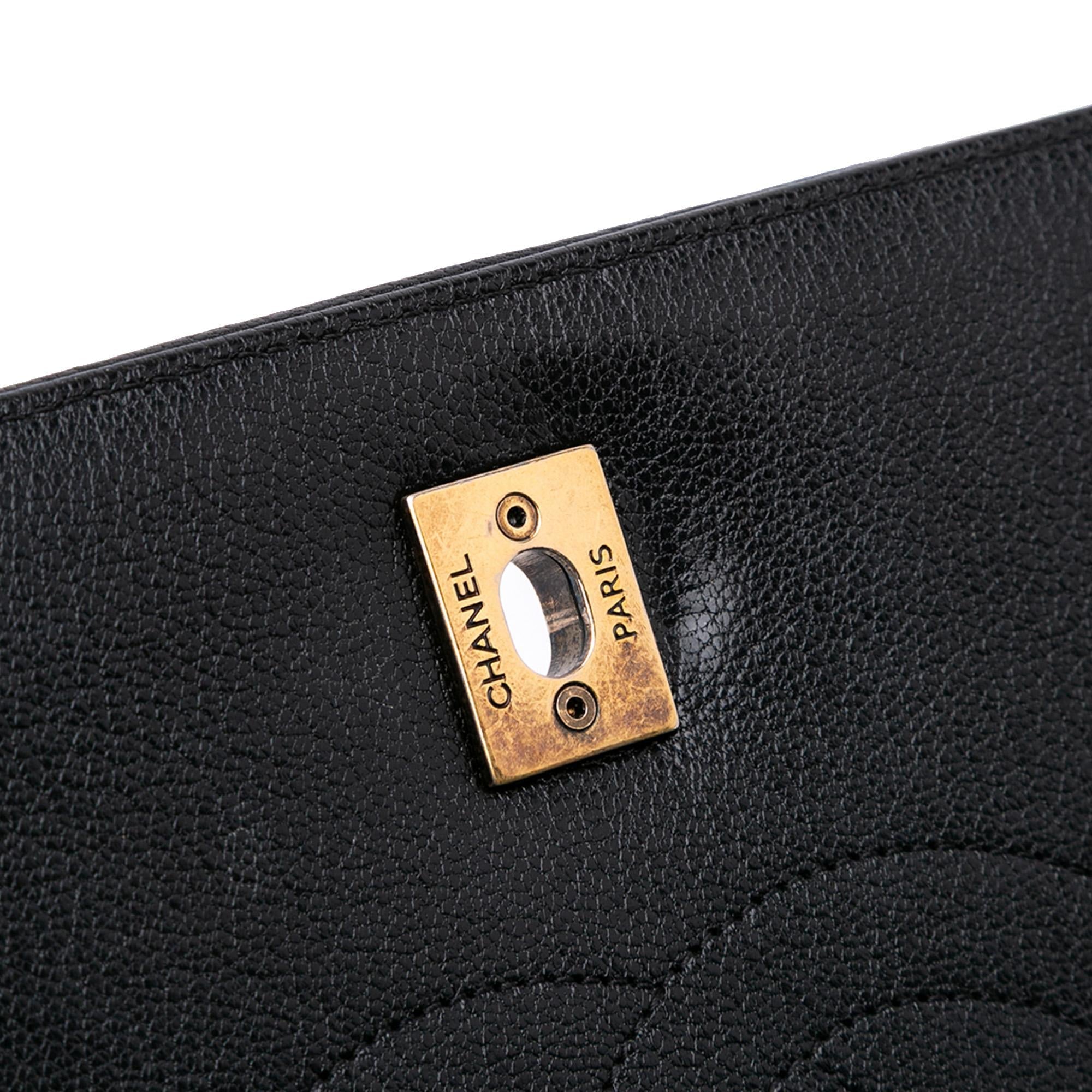 Chanel Large Diagonal Quilted Goatskin Flap