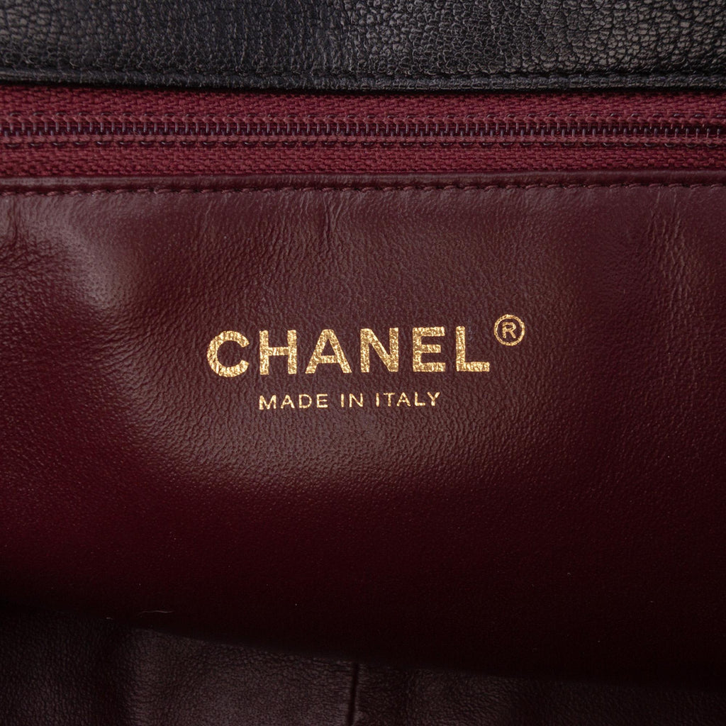 Chanel Large Diagonal Quilted Goatskin Flap