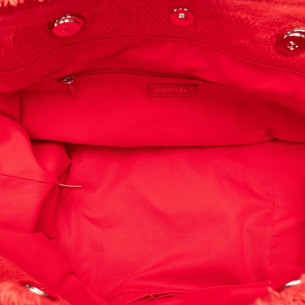 Chanel Large Double Face Shopping Tote (SHG-glNdPI)