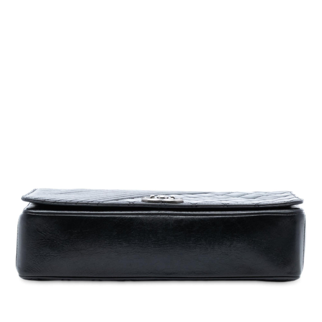 Chanel Large Glazed Calfskin Coco Boy Flap