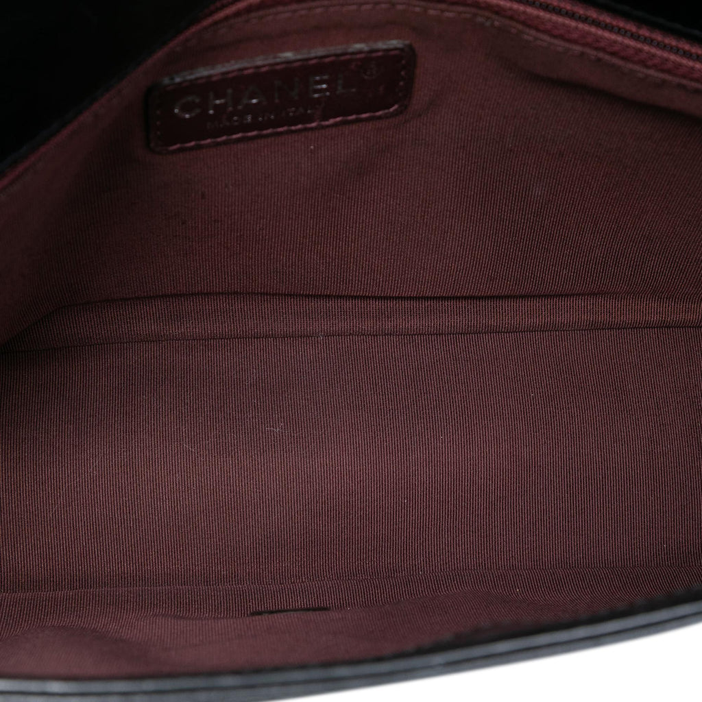 Chanel Large Glazed Calfskin Coco Boy Flap
