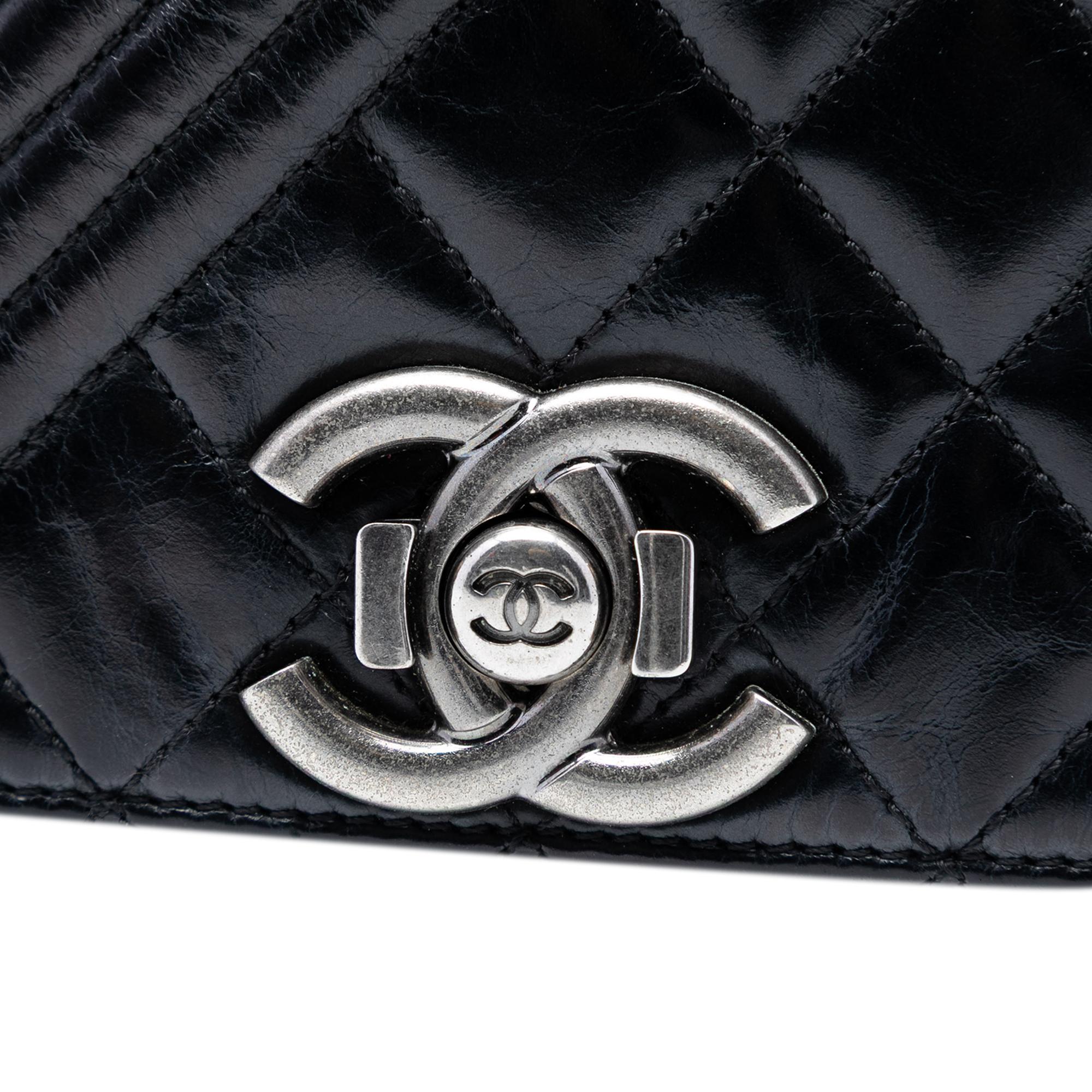 Chanel Large Glazed Calfskin Coco Boy Flap