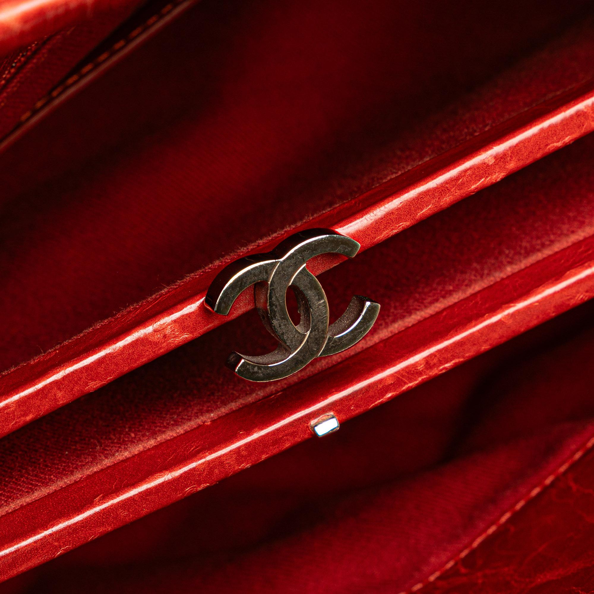 Chanel Large Glazed Calfskin Mademoiselle Bowling Bag
