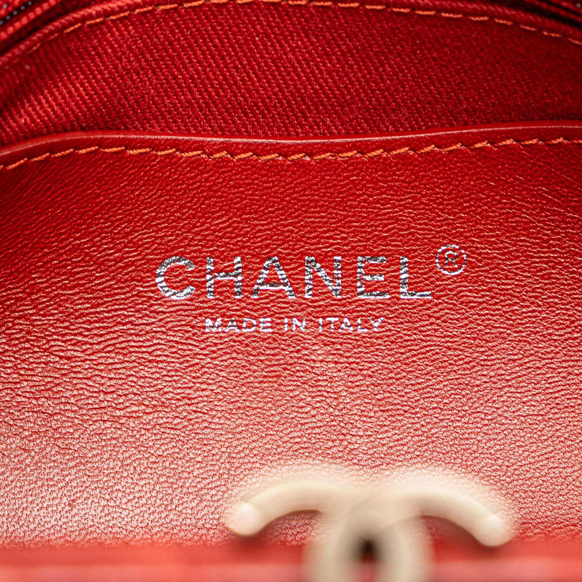 Chanel Large Glazed Calfskin Mademoiselle Bowling Bag