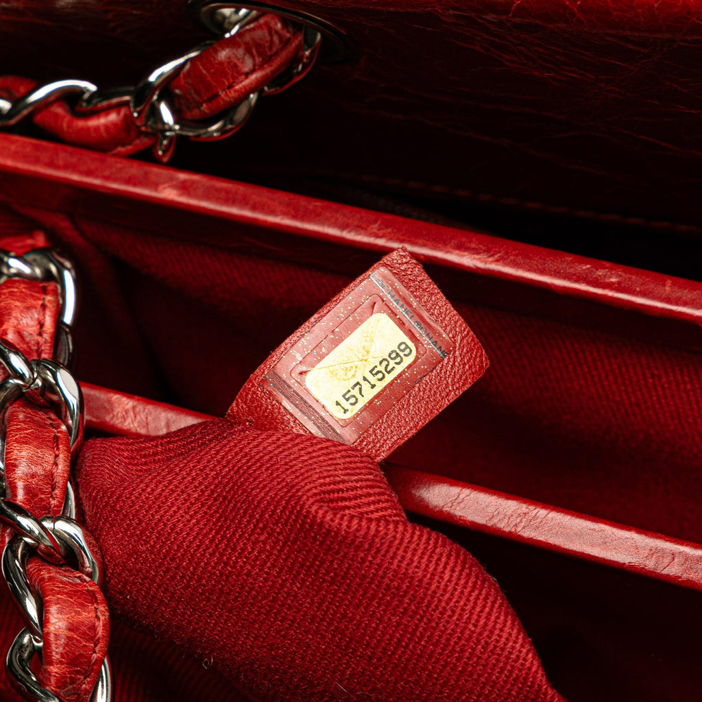 Chanel Large Glazed Calfskin Mademoiselle Bowling Bag