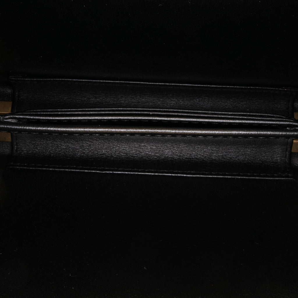 Chanel Large Glazed Goatskin Box With Chain