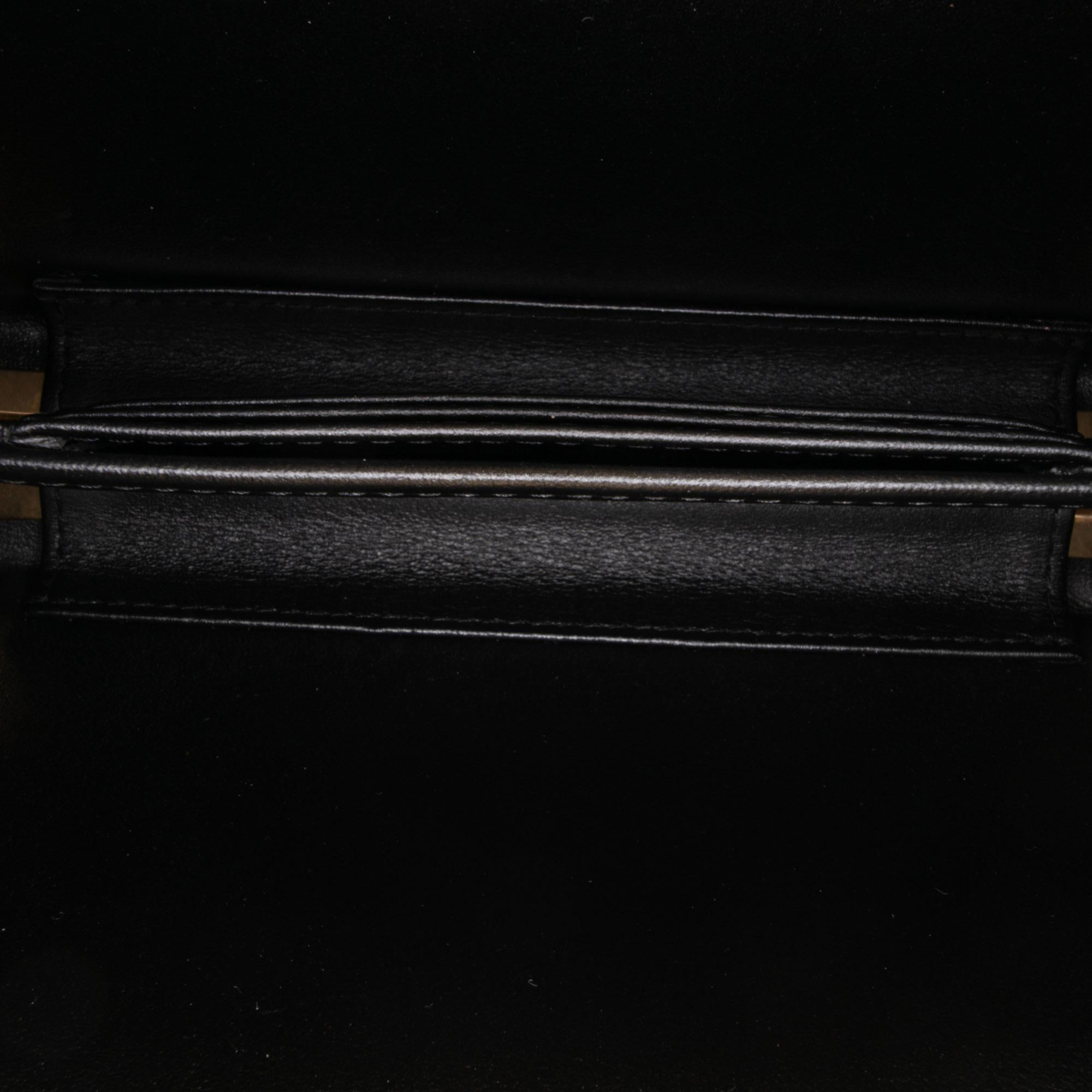 Chanel Large Glazed Goatskin Box With Chain