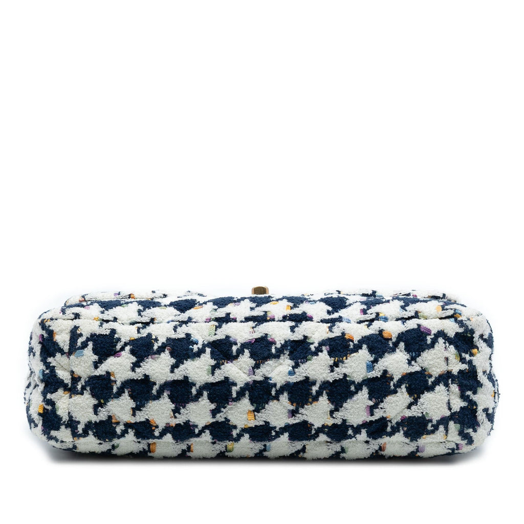 Chanel Large Houndstooth Tweed 19 Flap