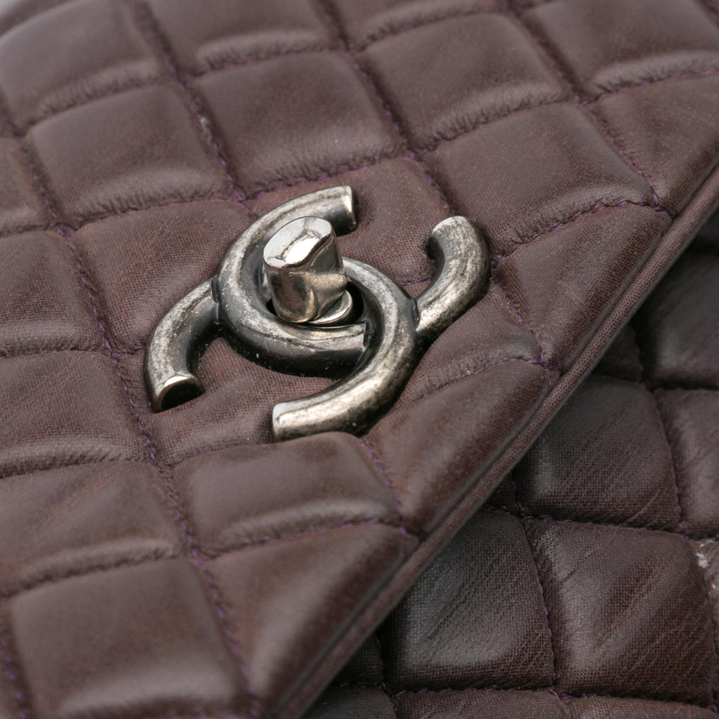 Chanel Large Iridescent Calfskin New Bubble Flap