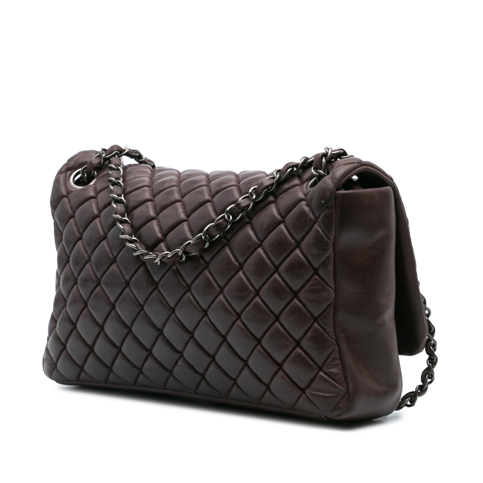 Chanel Large Iridescent Calfskin New Bubble Flap