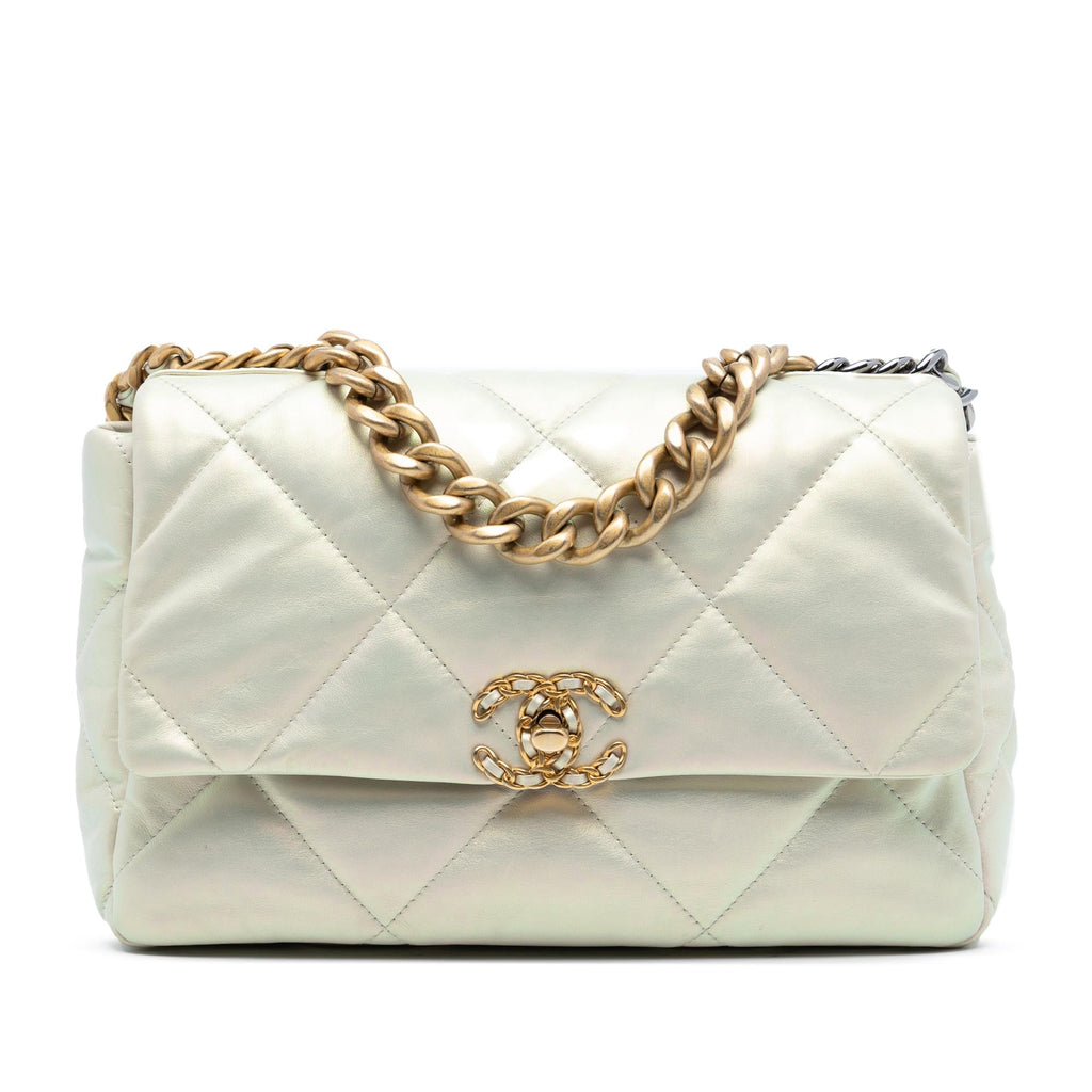 Chanel Large Iridescent Lambskin 19 Flap