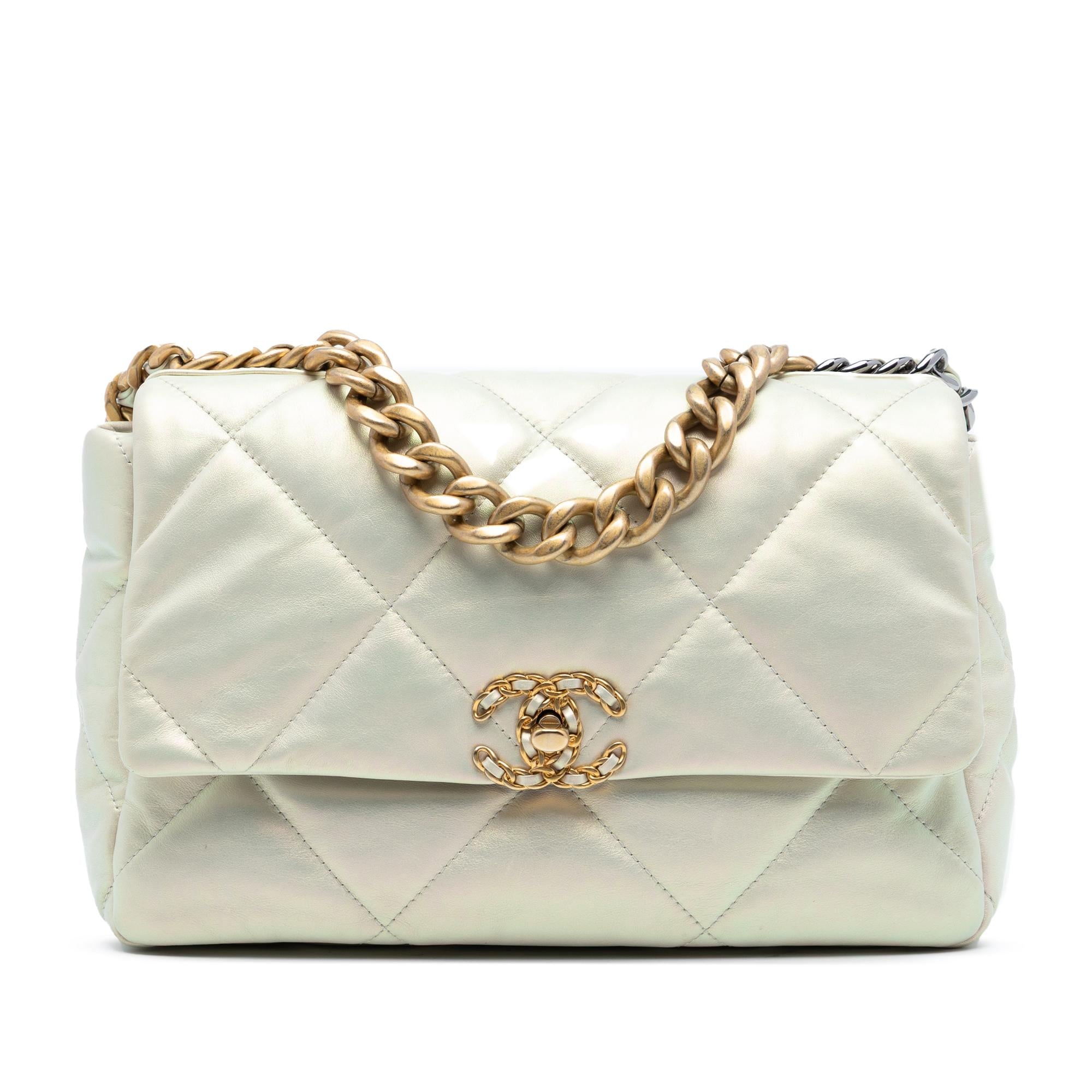 Chanel Large Iridescent Lambskin 19 Flap