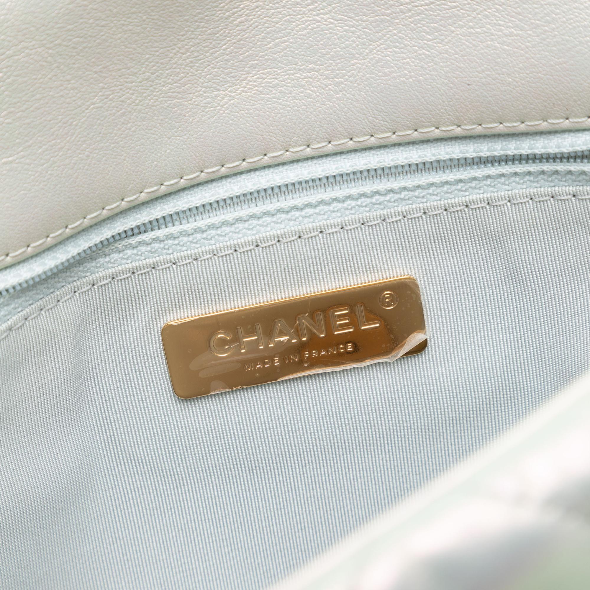 Chanel Large Iridescent Lambskin 19 Flap
