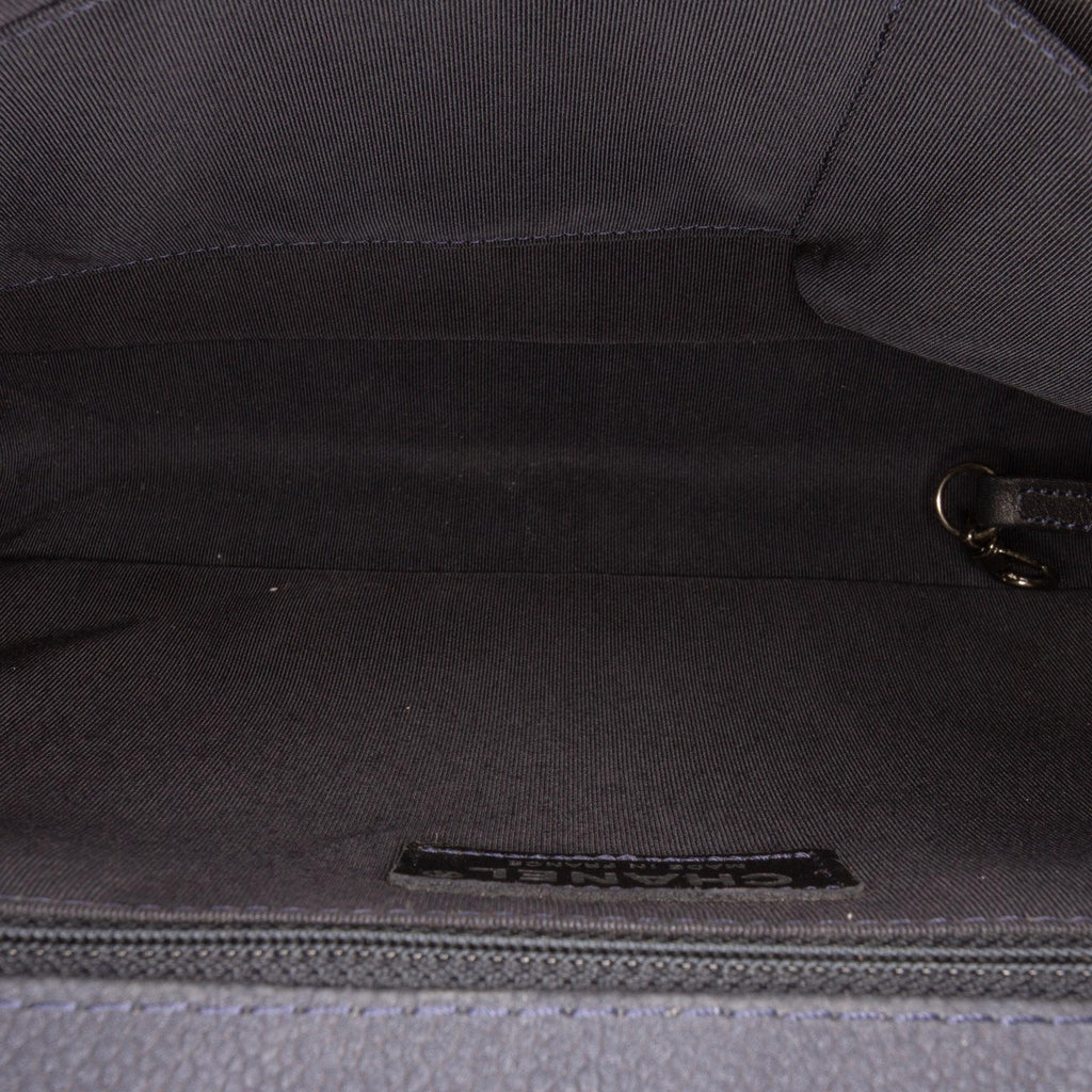 Chanel Large Iridescent Quilted Caviar Boy Flap