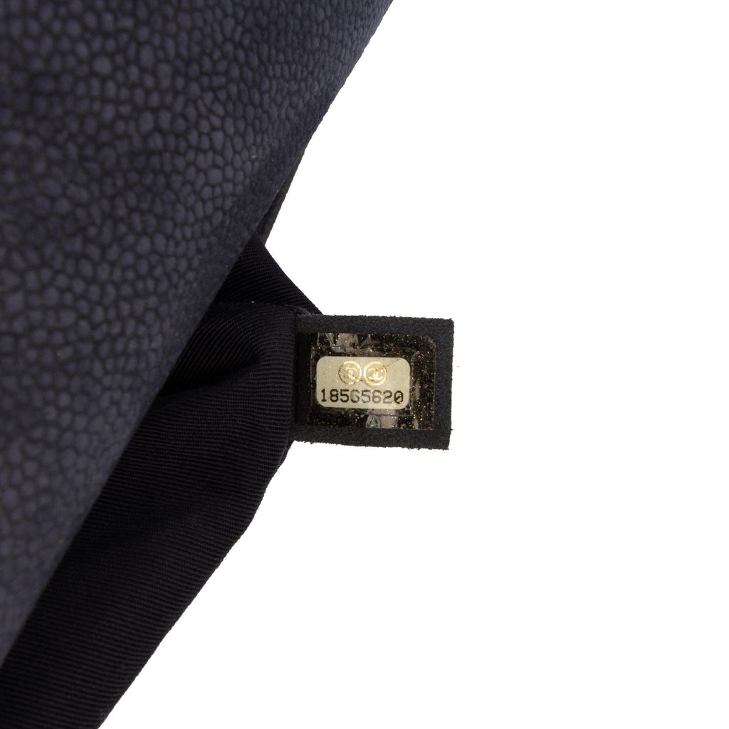 Chanel Large Iridescent Quilted Caviar Boy Flap