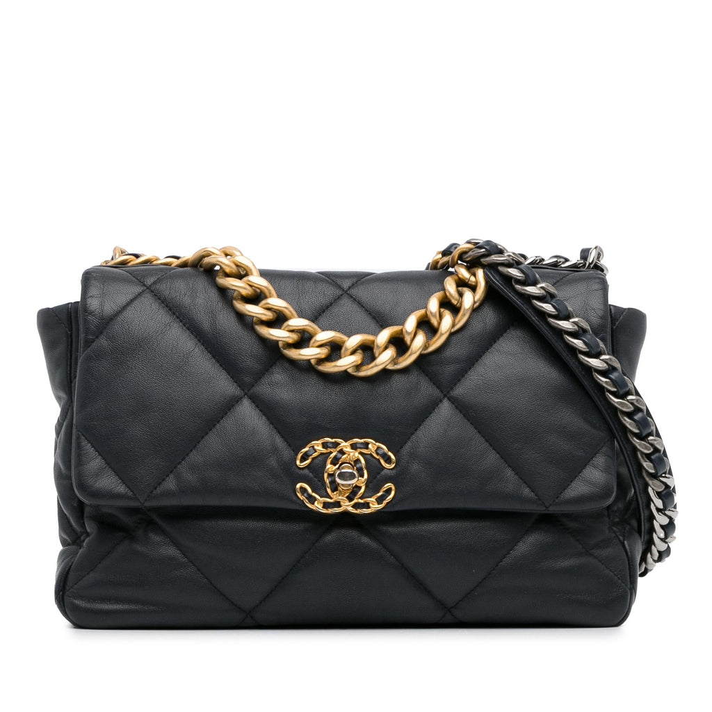 Chanel Large Lambskin 19 Flap (SHG-I4LsJl)