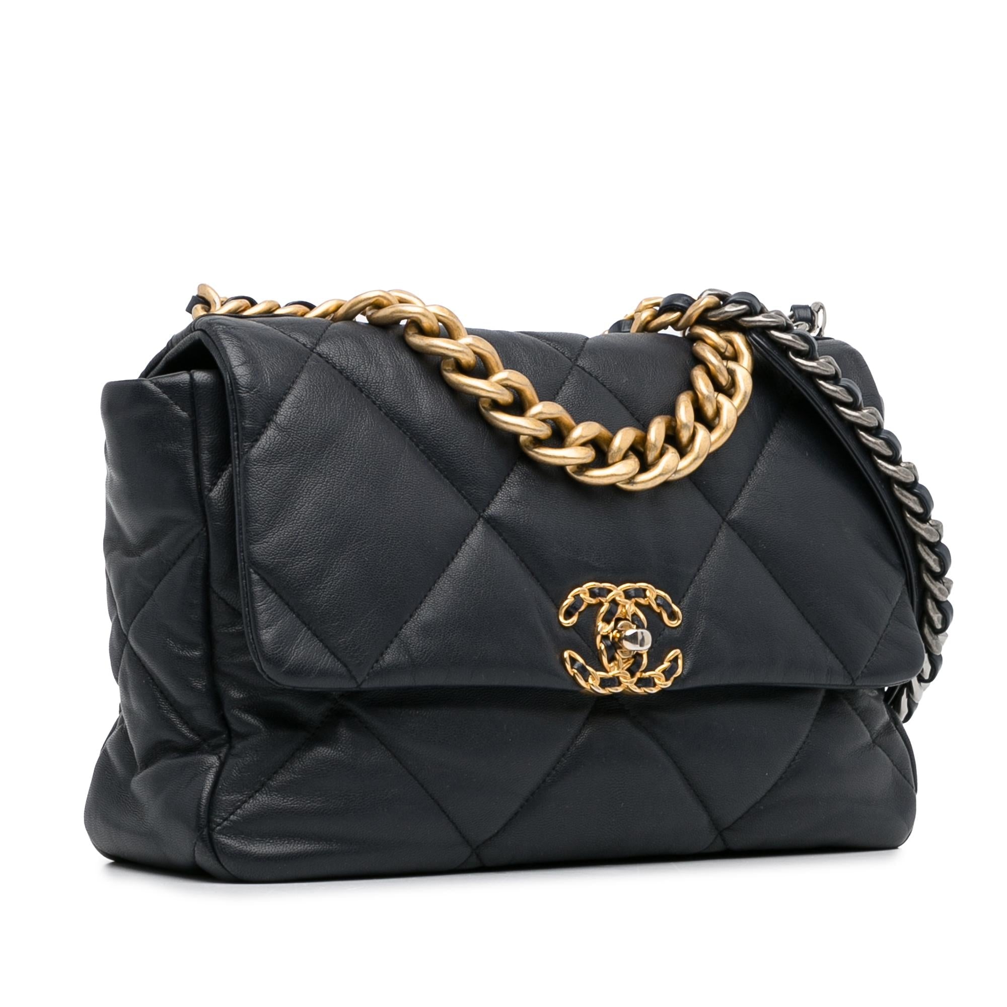 Chanel Large Lambskin 19 Flap (SHG-I4LsJl)