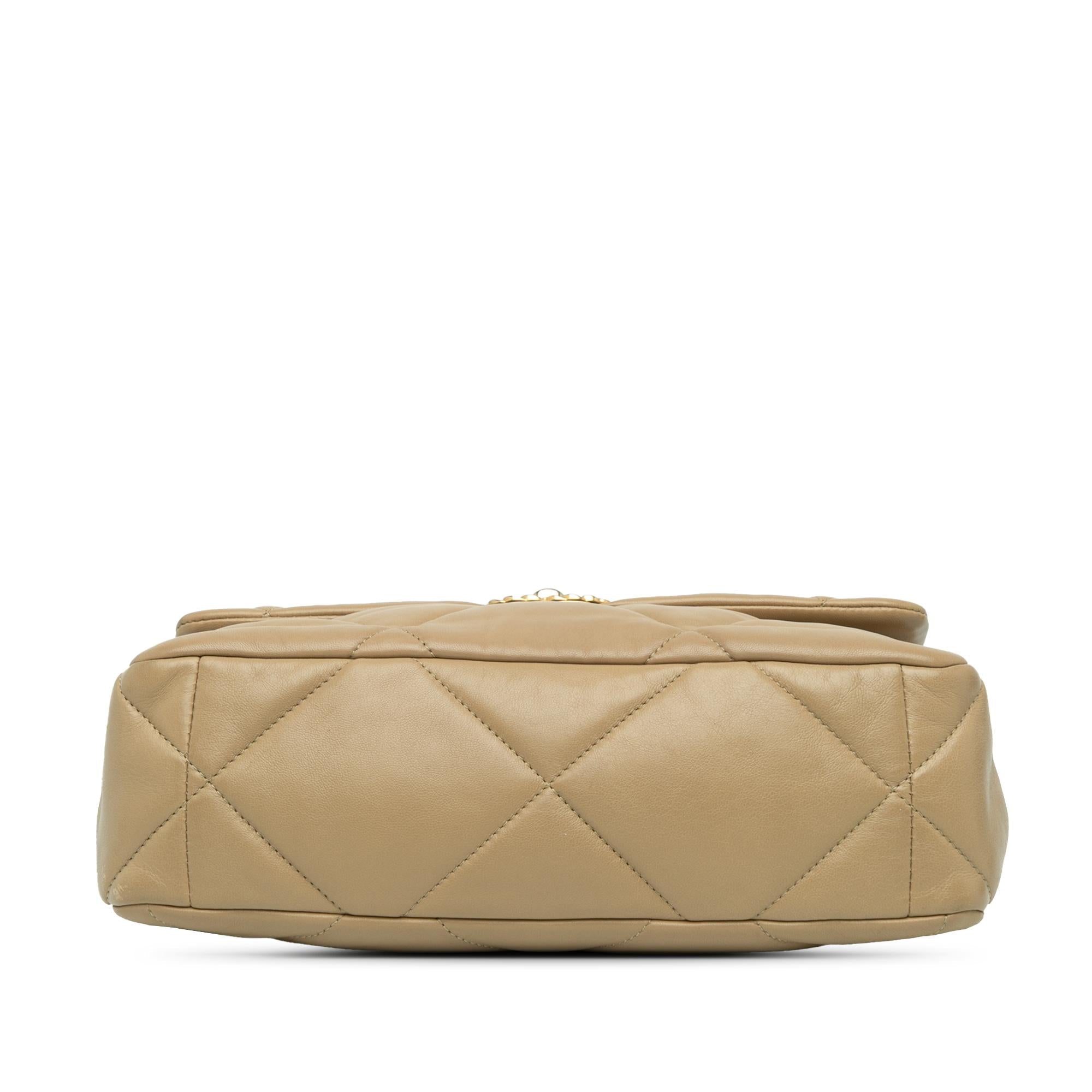 Chanel Large Lambskin 19 Flap (SHG-vGvWsz)