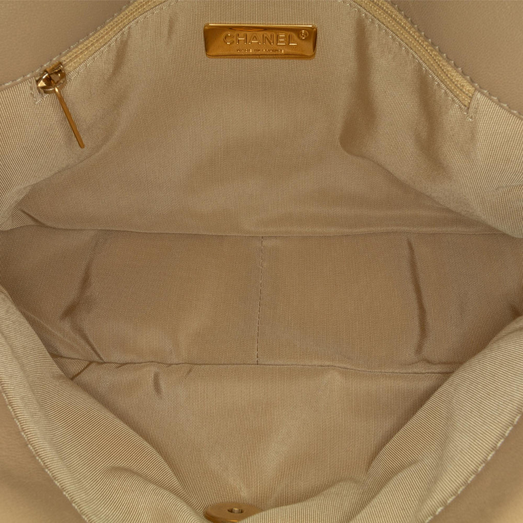 Chanel Large Lambskin 19 Flap (SHG-vGvWsz)
