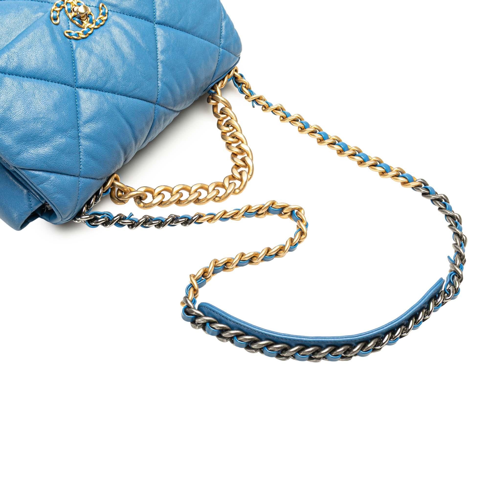 Chanel Large Lambskin 19 Flap