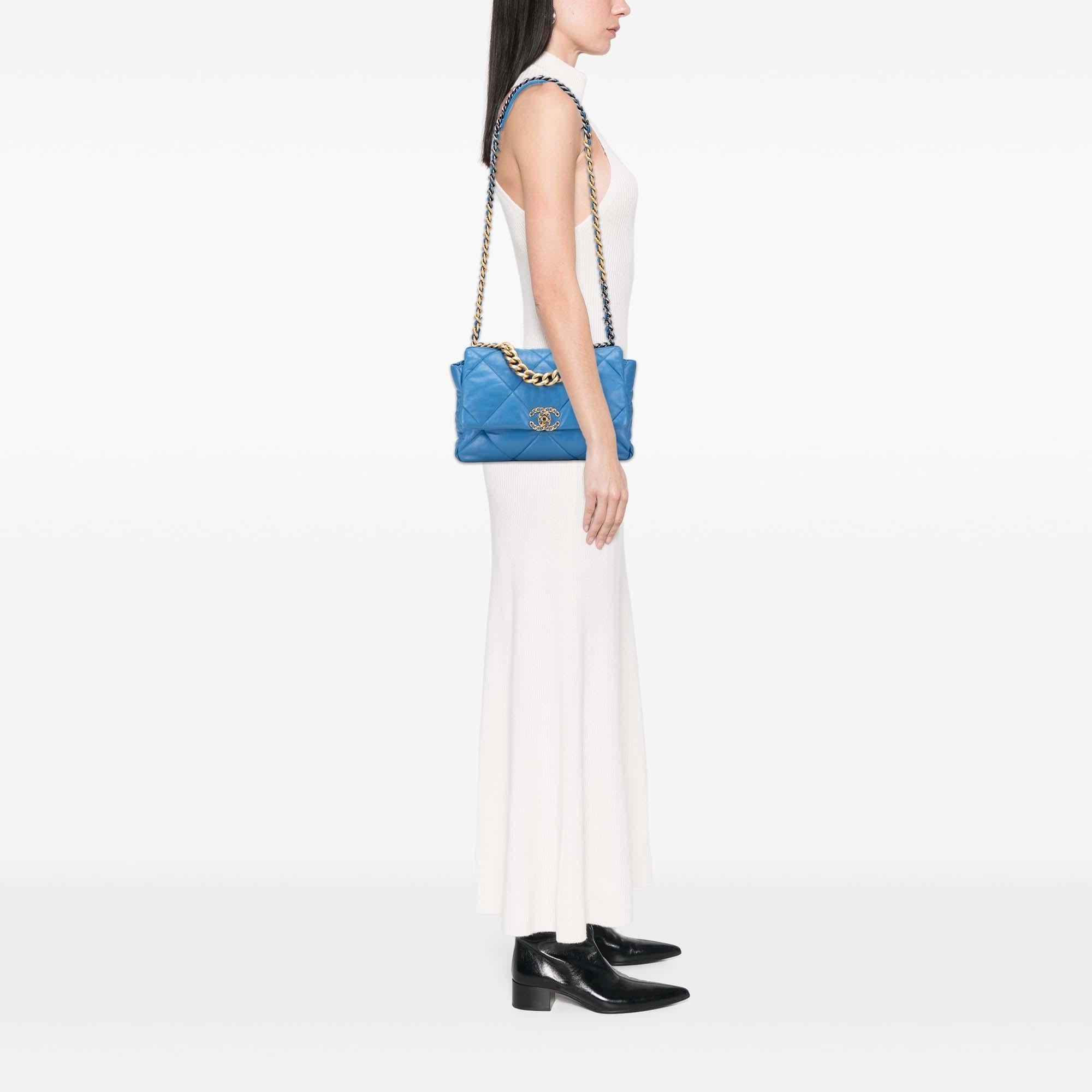 Chanel Large Lambskin 19 Flap