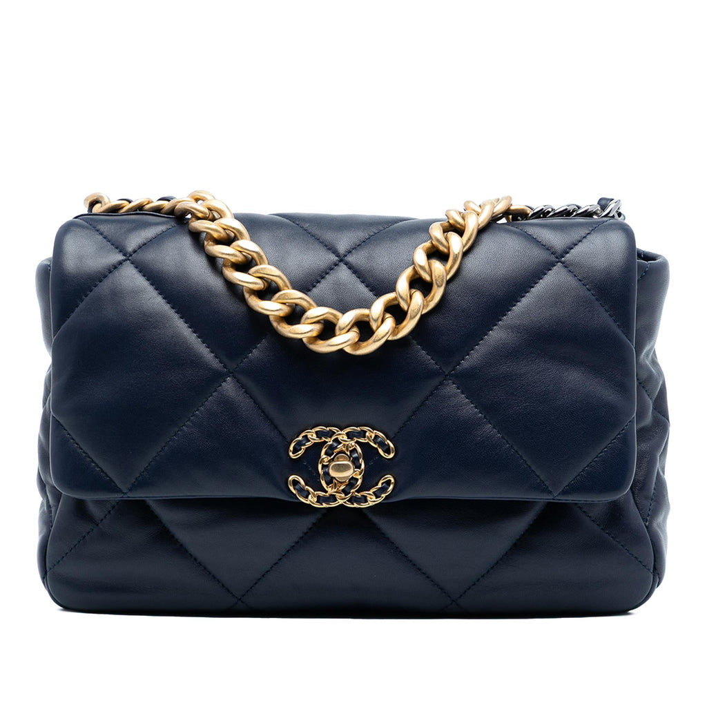 Chanel Large Lambskin 19 Flap