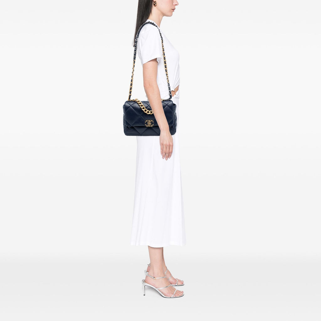 Chanel Large Lambskin 19 Flap
