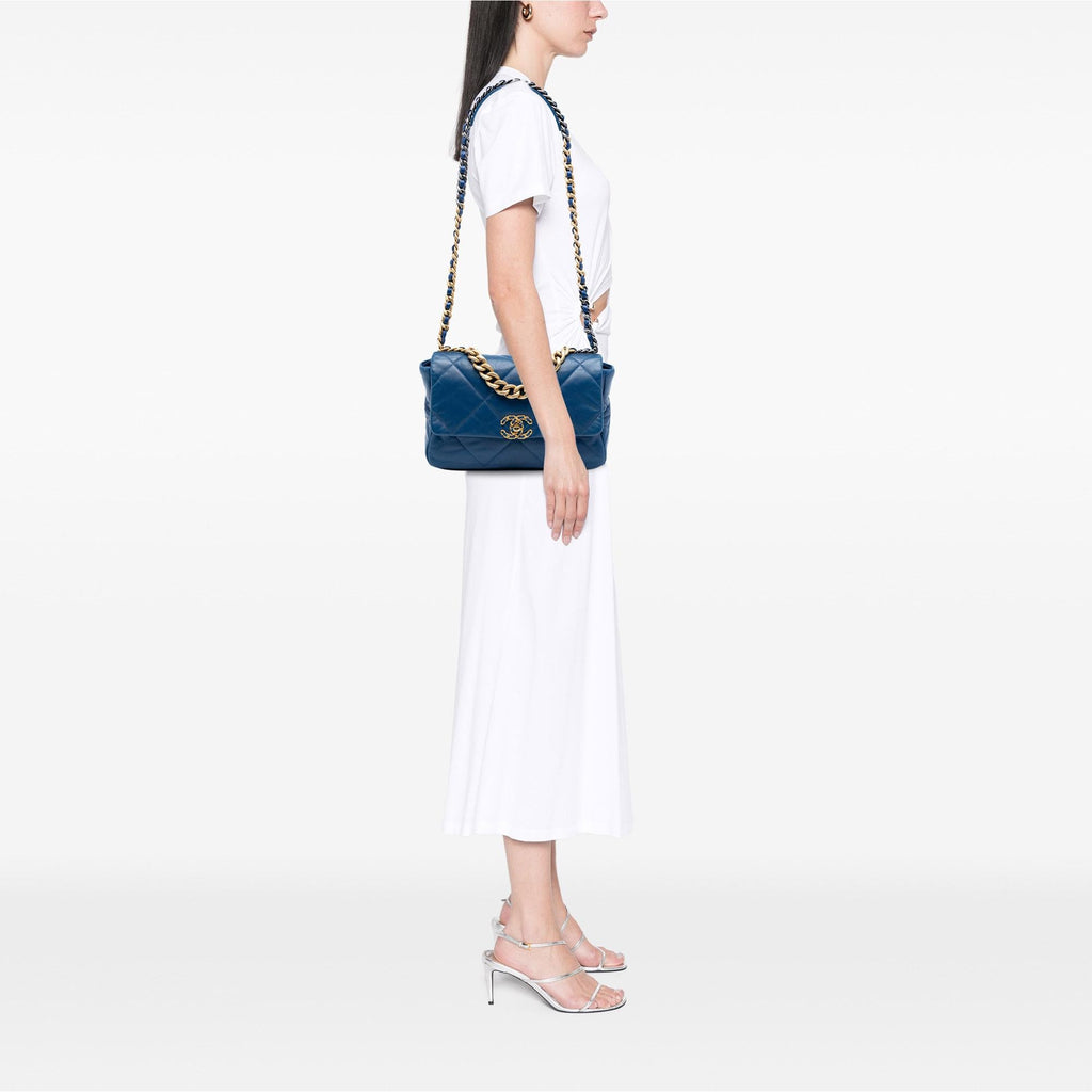 Chanel Large Lambskin 19 Flap
